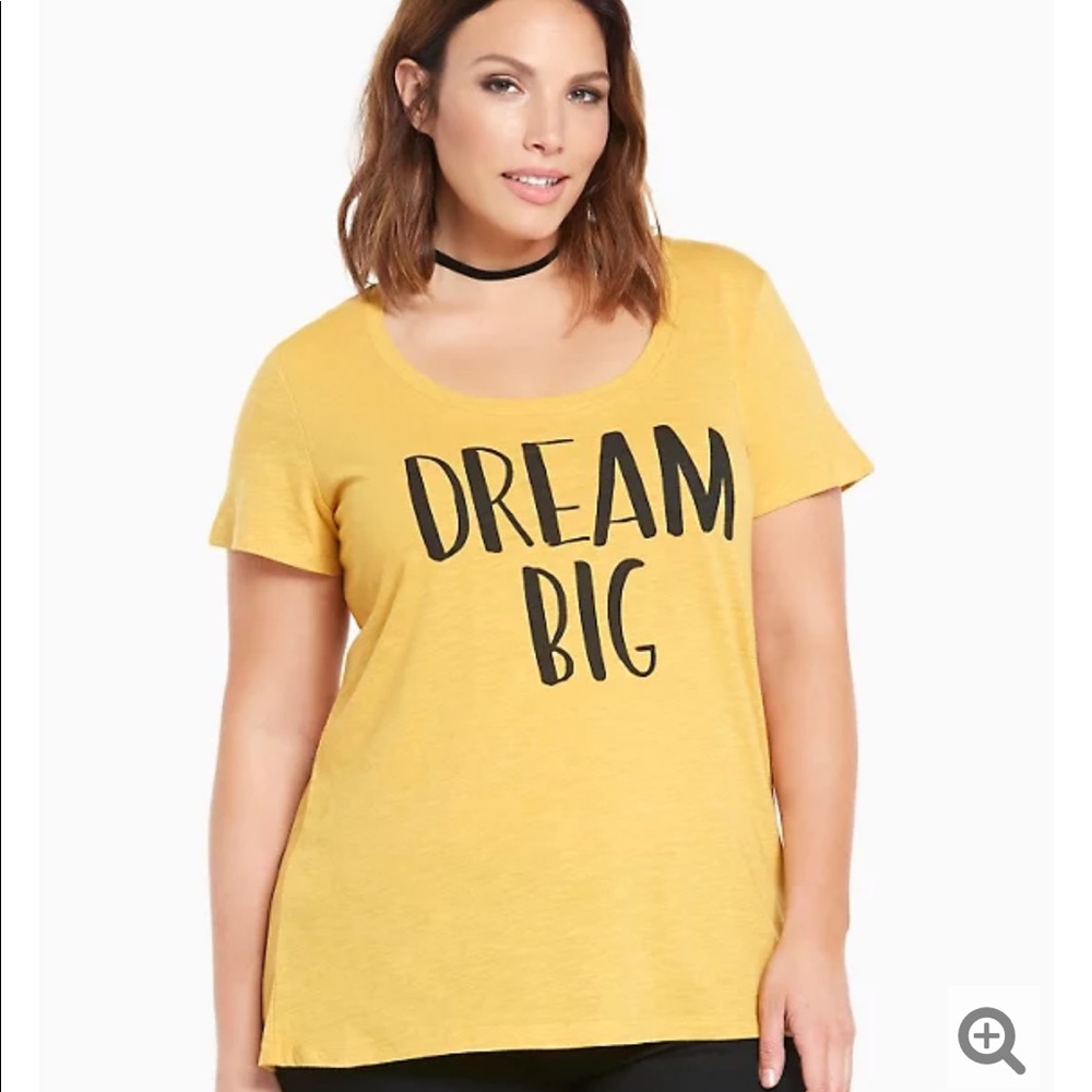 Torrid “DREAM BIG SCOOP” TEE EUC